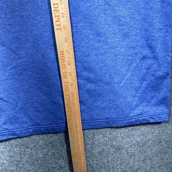 Under Armour Fleece Quarter Zip Mens MD‎ Blue Pullover Long Sleeve Loose Fleece - Picture 8 of 8